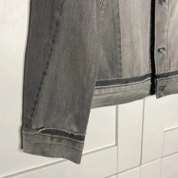 FRAME Nouveau Le Multi-tone Denim Jacket - Picture 3 of 7